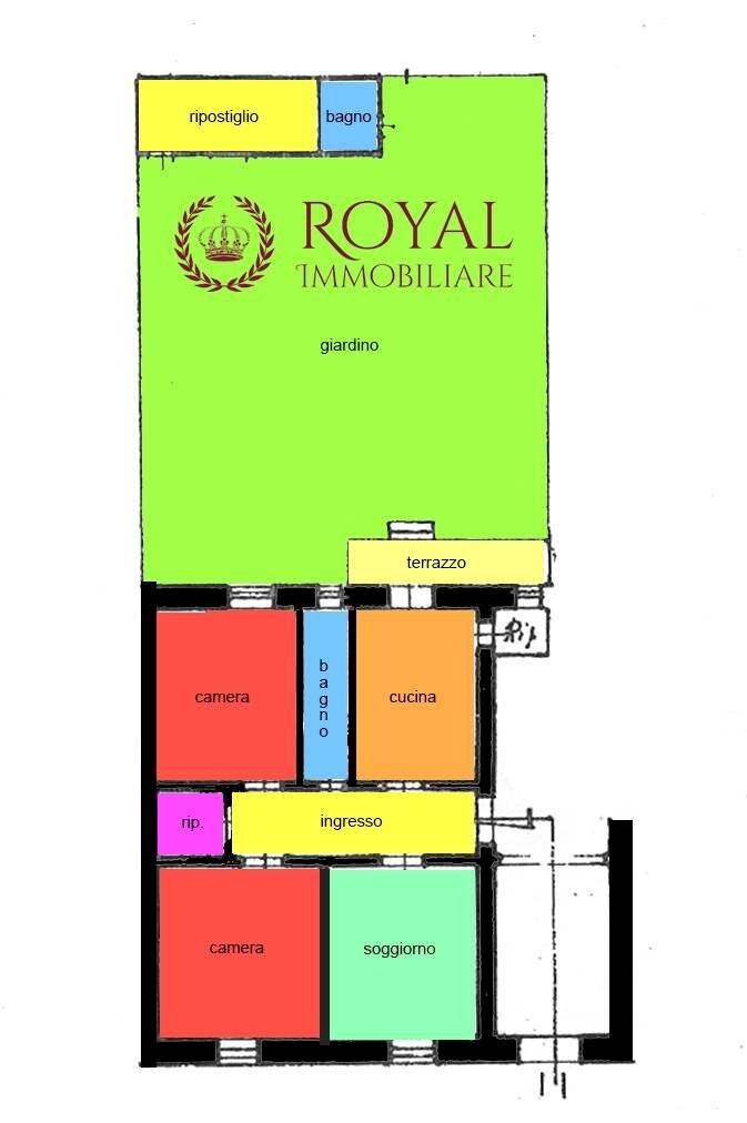 Foto 30 - Trilocale Via Tripoli, Livorno - planimetria 1