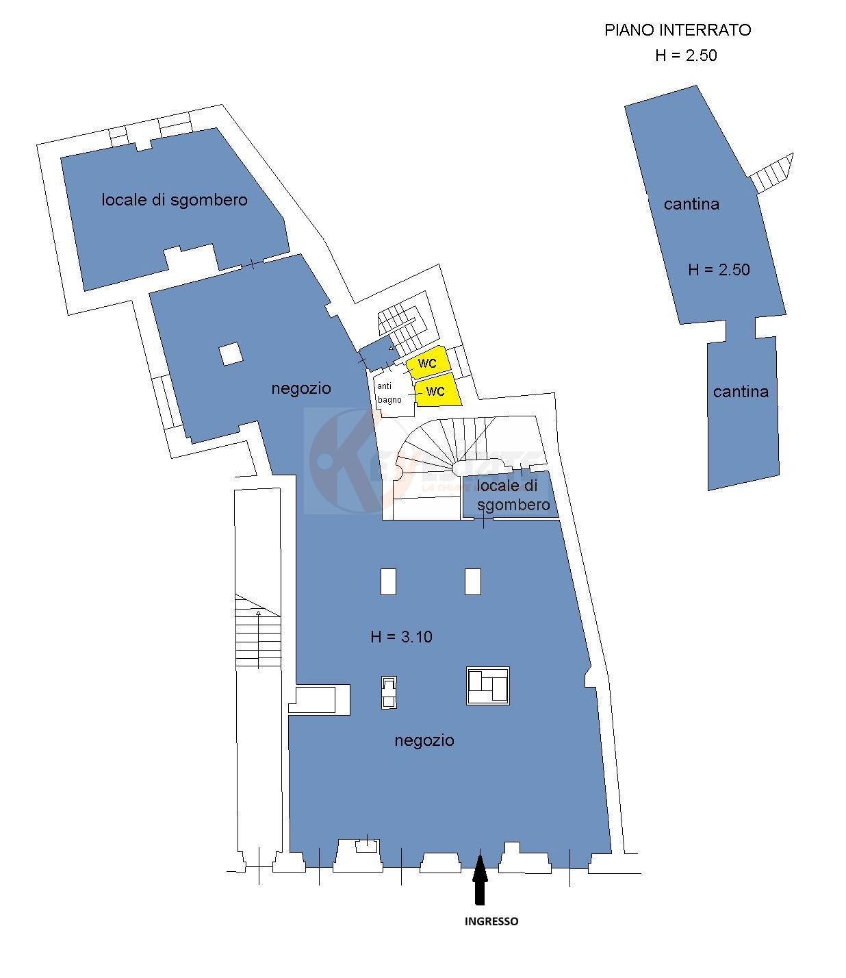 Foto 21 - Locale Commerciale Largo Cavallotti
 
18, Sassari - planimetria 1