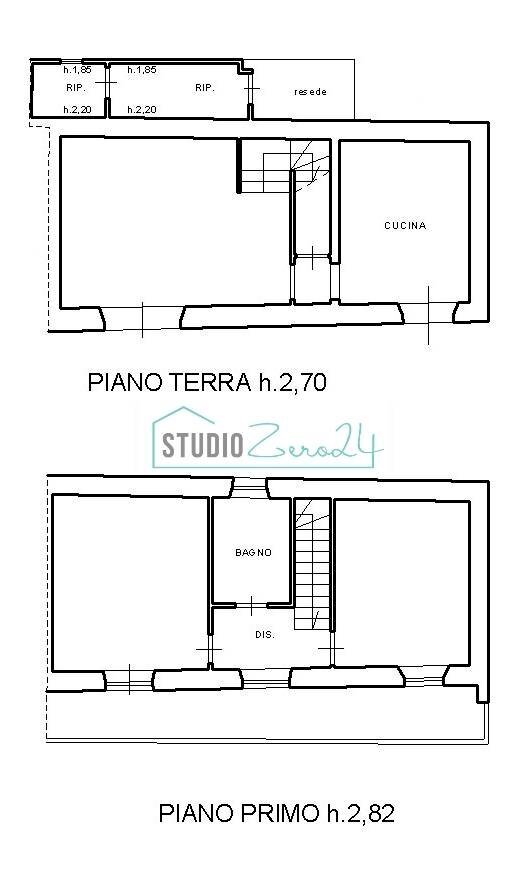 Foto 38 - Rustico Via Traversagna, Pietrasanta - planimetria 1