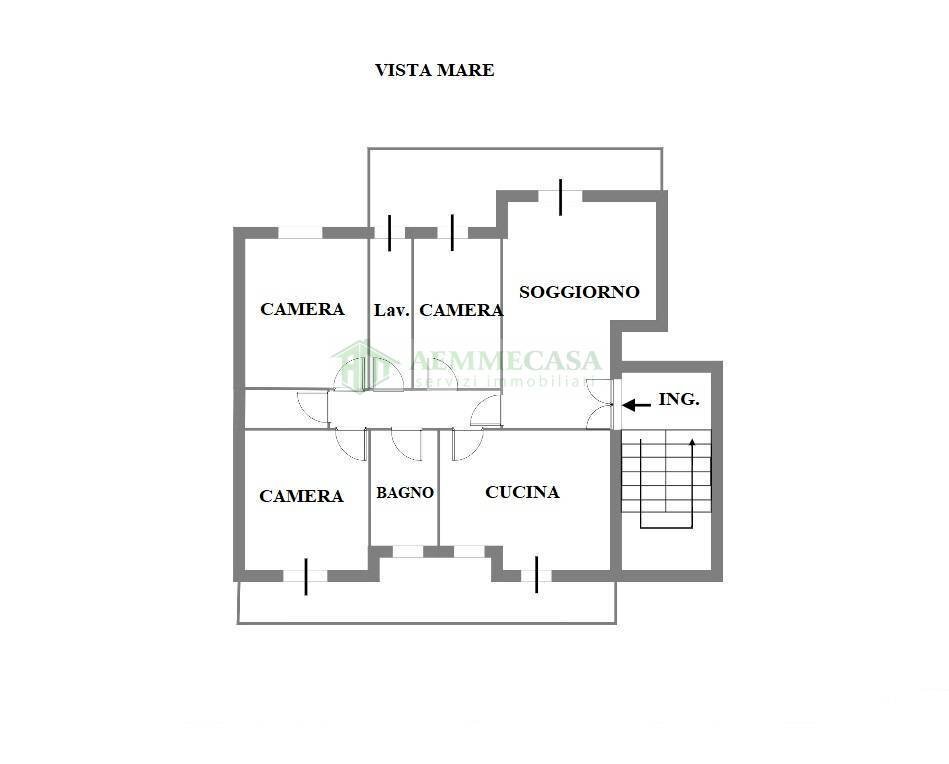 Foto 2 - Quadrilocale Stradale San Giorgio
 
35a, Catania - planimetria 1