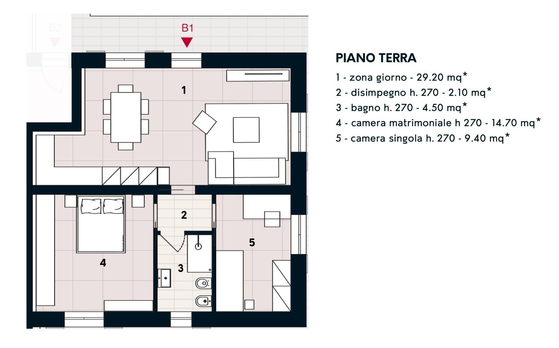 Foto 27 - Trilocale Via Tiberti
 
10, Parma - planimetria 1