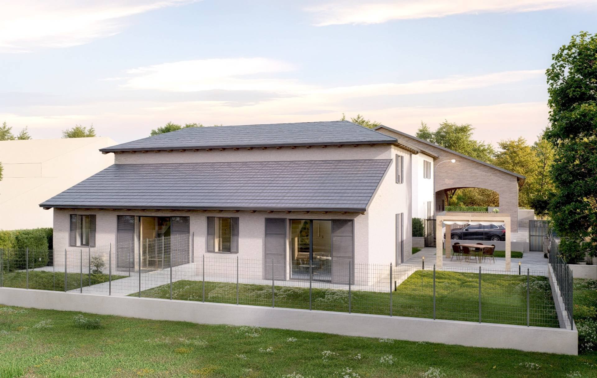 Foto 1 - Terraced Villa Via Tiberti, Parma - floor plans 1