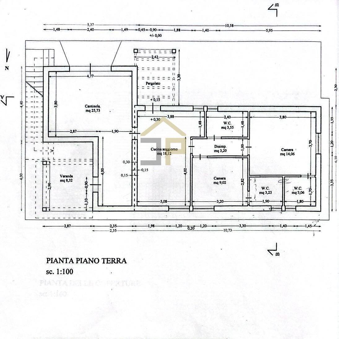 Foto 18 - Villa Contrada Tobia, Partinico - planimetria 1