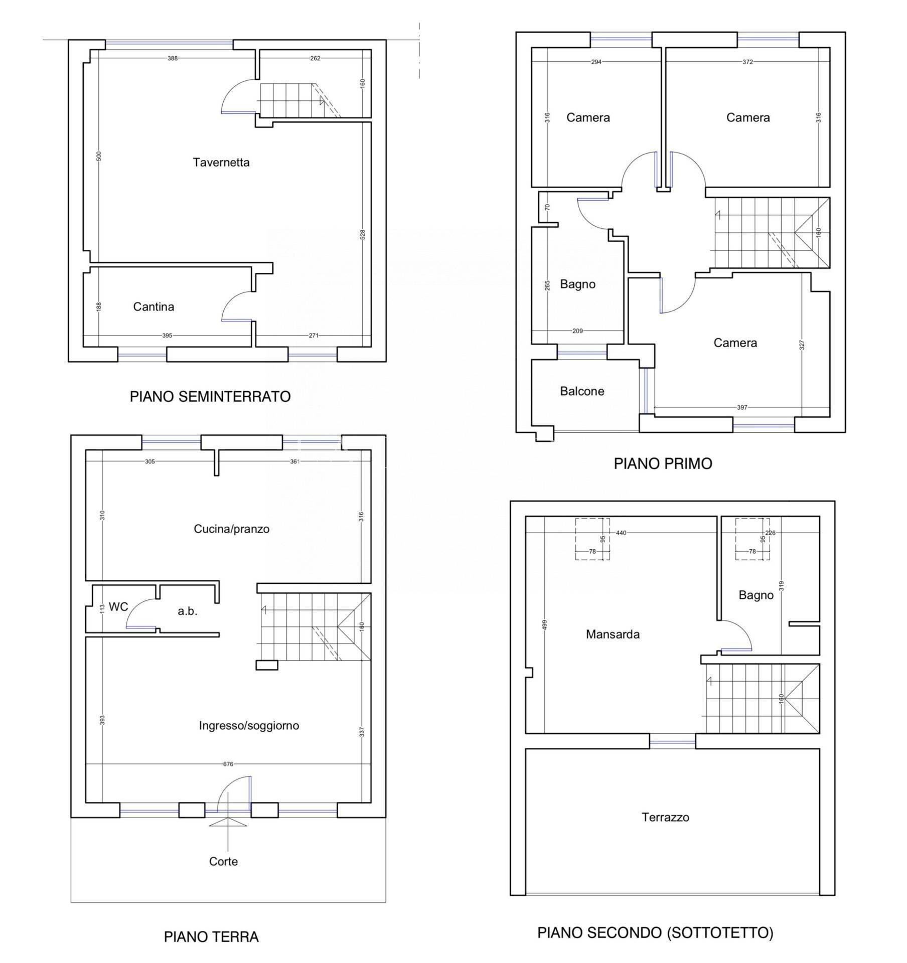 Foto 44 - Villa a Schiera Viale Alessandro Manzoni
 
285, Campobasso - planimetria 1