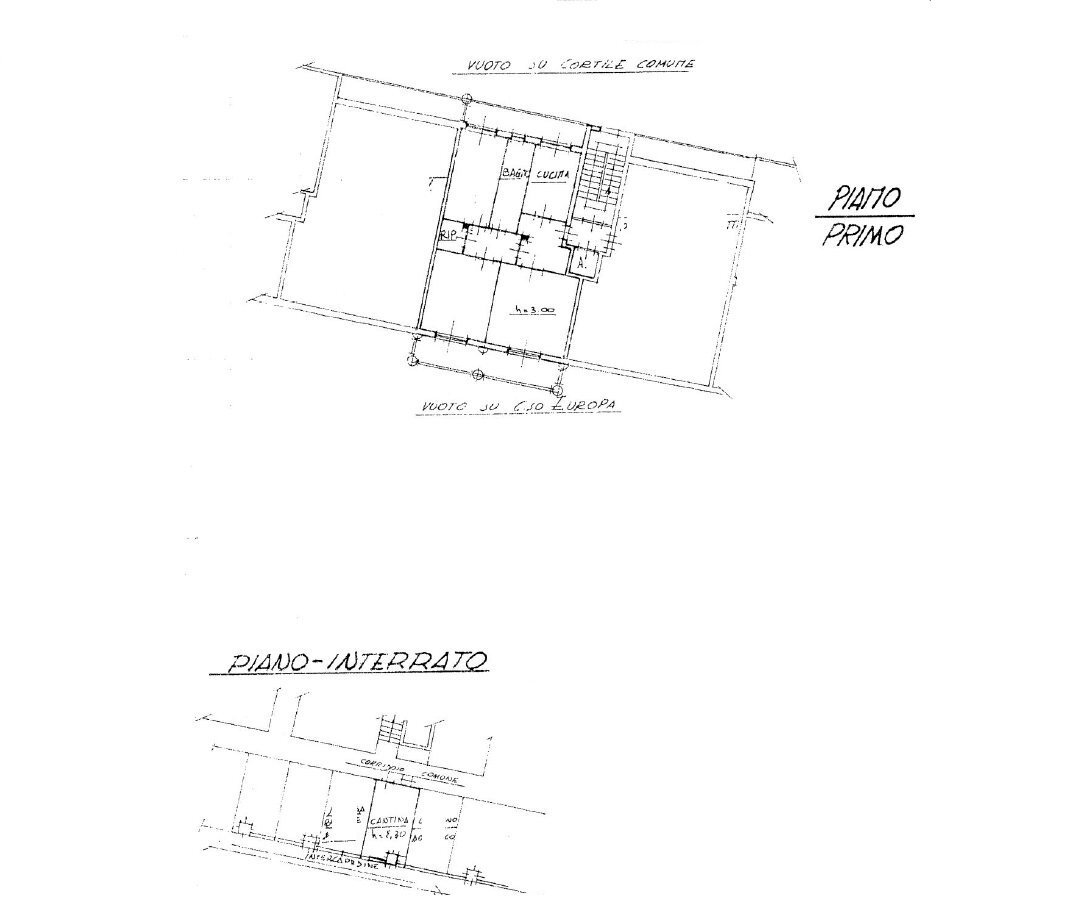 Quadrilocale corso Europa, 2, Mondovì - planimetria 1