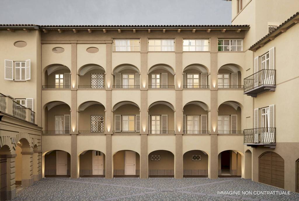 Cortile interno - Four-room apartment via Spanzotti, 20, Carmagnola - photo 1