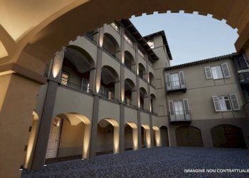 Cortile interno - Trilocale via Spanzotti, 21, Carmagnola - foto 5