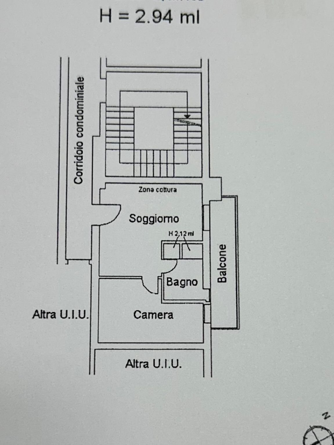 Appartamento via Guglielmo Marconi, 18, Bologna (zona Marconi) - planimetria 1