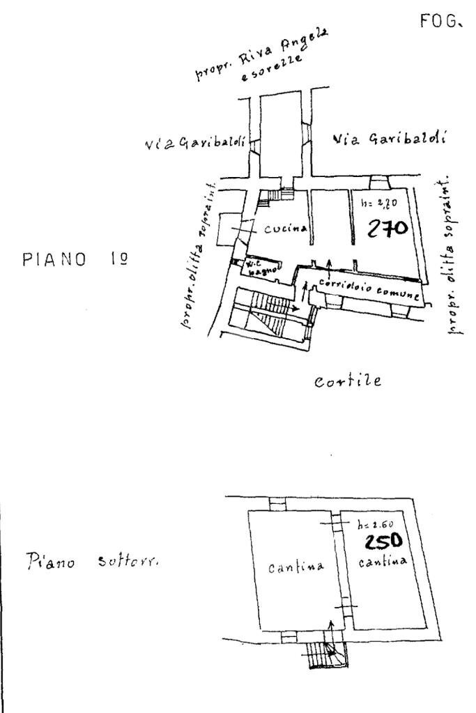 Casa indipendente Via Umberto I, Avigliana - planimetria 1