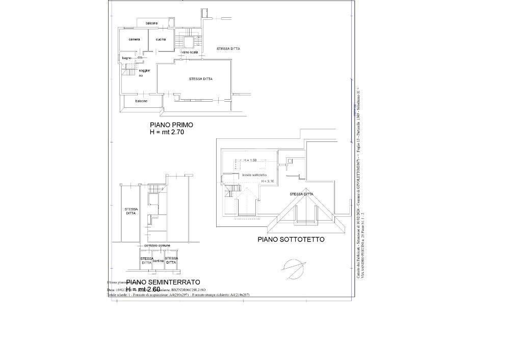 Appartamento Via Sandro Pertini, Givoletto - planimetria 1