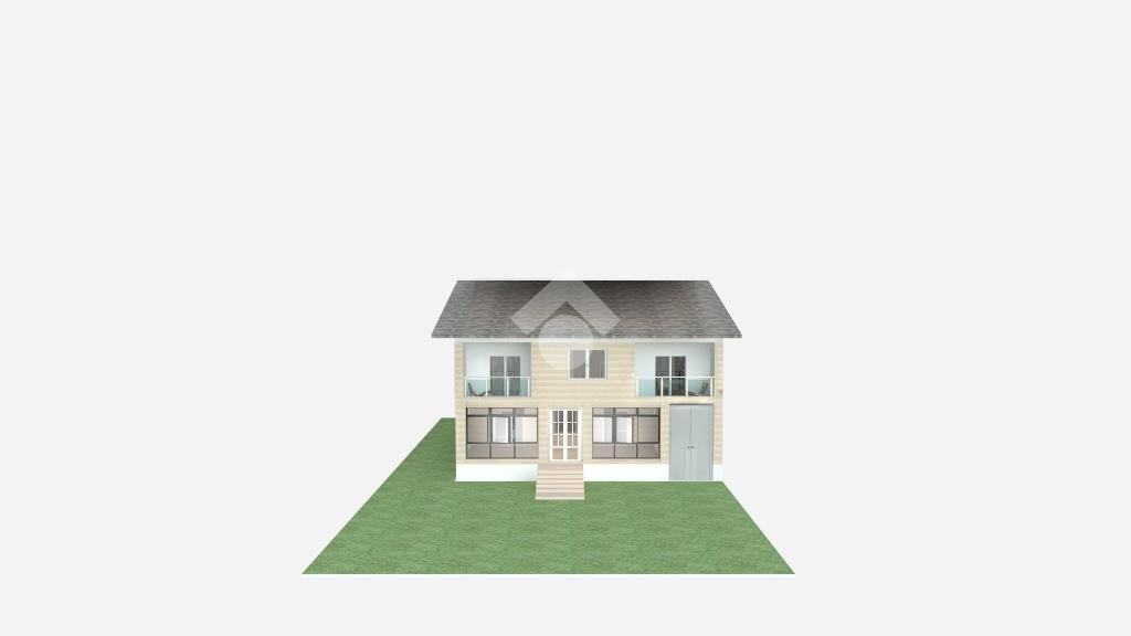 Three-family Villa Via Amedeo Modigliani, Torino (neighborhood Centro Europa) - floor plans 1