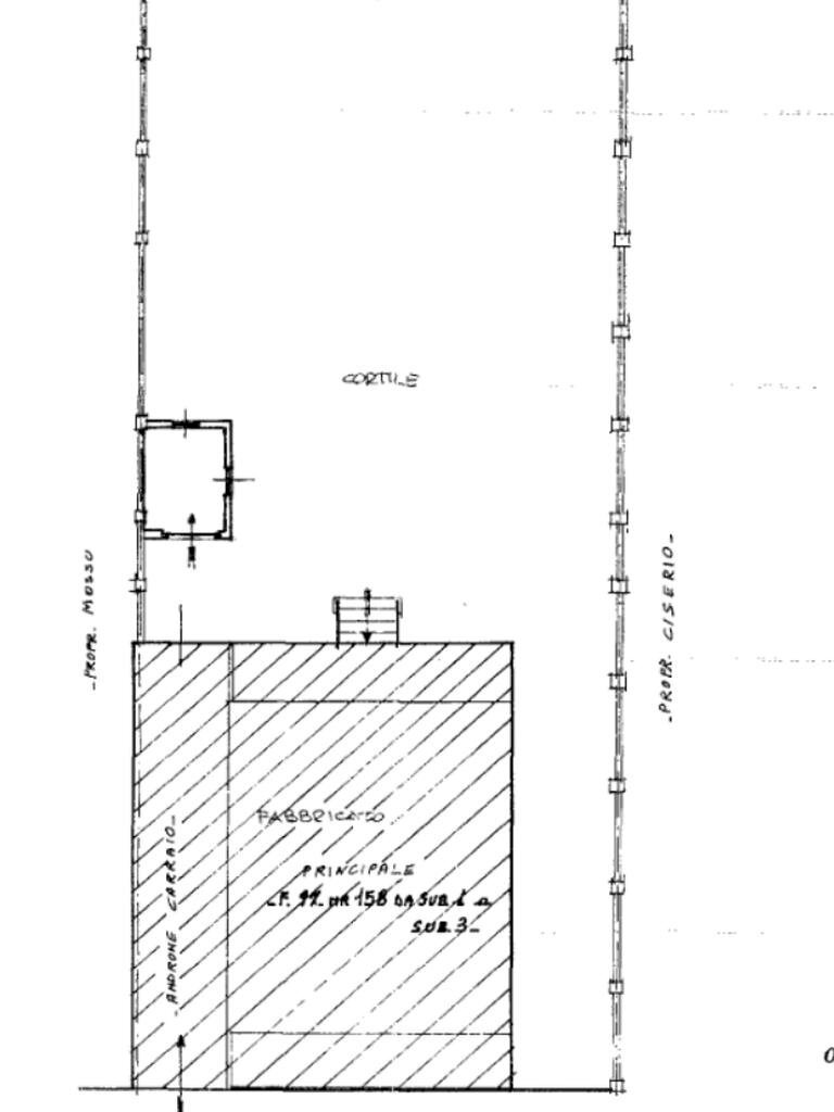 Three-family Villa Via Amedeo Modigliani, Torino (neighborhood Centro Europa) - floor plans 1
