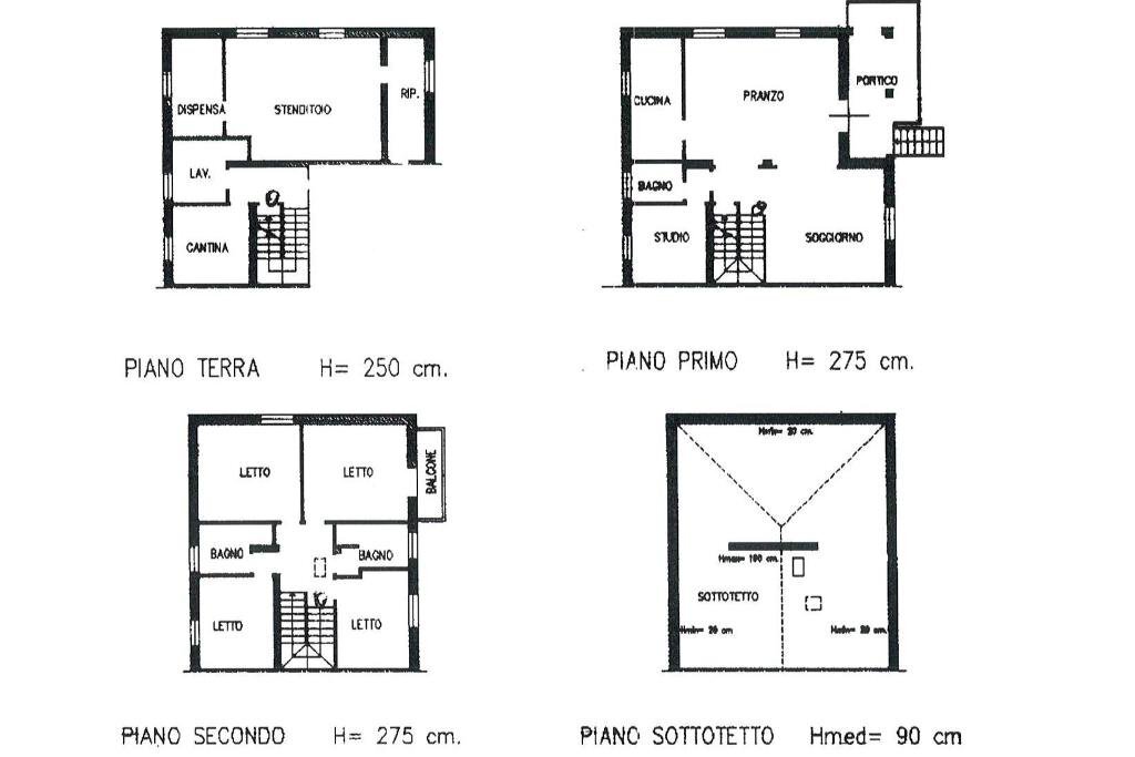 Porzione di casa Via Radici in Monte, Sassuolo - planimetria 1