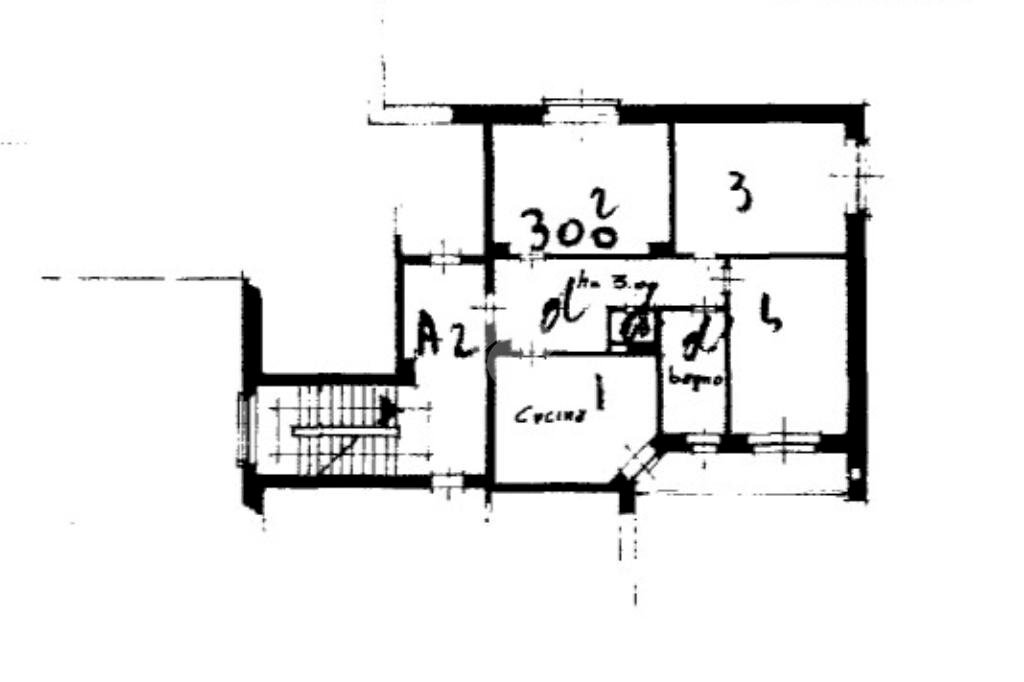 Four-room apartment Via Carignano, Rivalta di Torino - floor plans 1