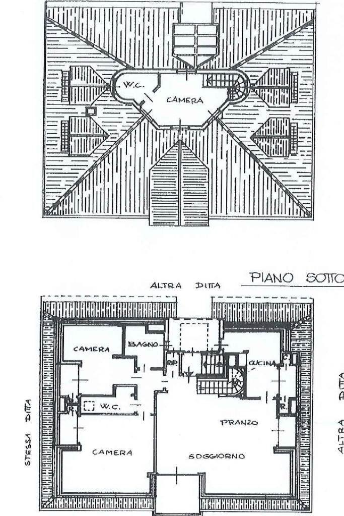 Apartment Zona Gran Madre, Torino (neighborhood Borgo Po) - floor plans 1