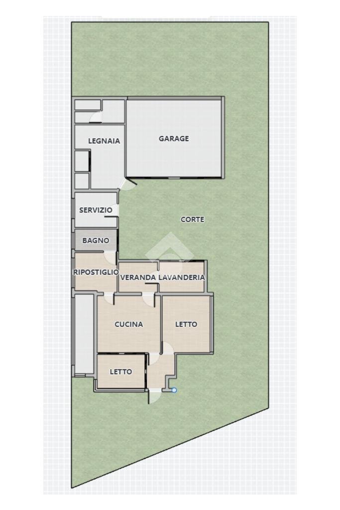 Casa semi indipendente Via Maccalone, Ravenna (zona Piangipane) - planimetria 1