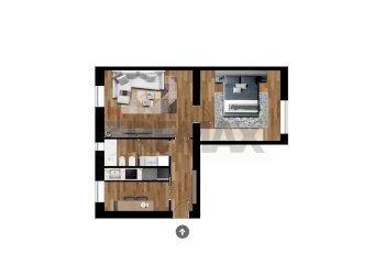 Pianta 3D - Bilocale Via Ruggero Boscovich
 
26, Milano - foto 32