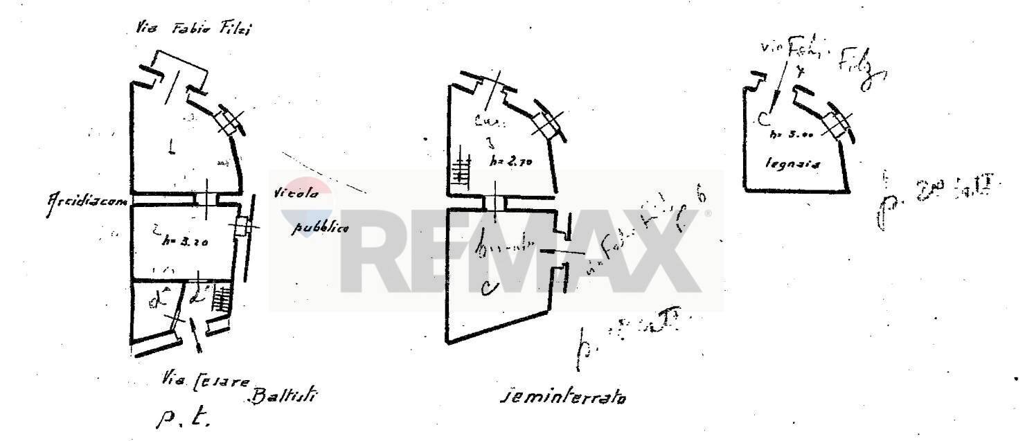 Pianta 2D - Casa indipendente via Cesare Battisti
 
13, Castiglione di Sicilia - planimetria 1