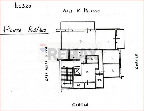 Pianta 2D - Appartamento Viale Mario Milazzo
 
77, Caltagirone - planimetria 1