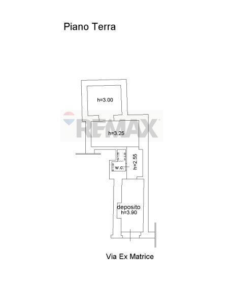 Pianta 2D - Magazzino via ex matrice
 
59, Caltagirone - planimetria 1
