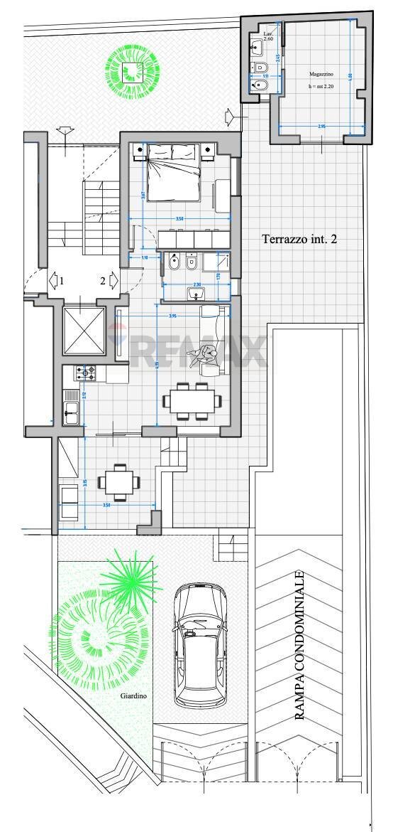 Pianta 2D - Semi-detached house via Gladioli
 
7, Nettuno - floor plans 1