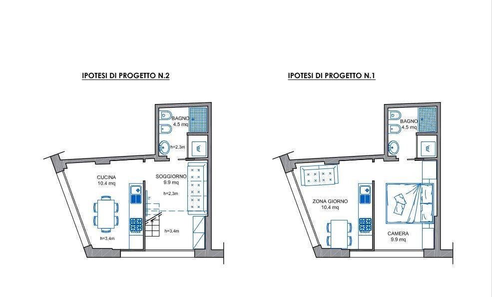 Foto 1 - Appartamento Via Aurelia
 
90, Finale Ligure - planimetria 1