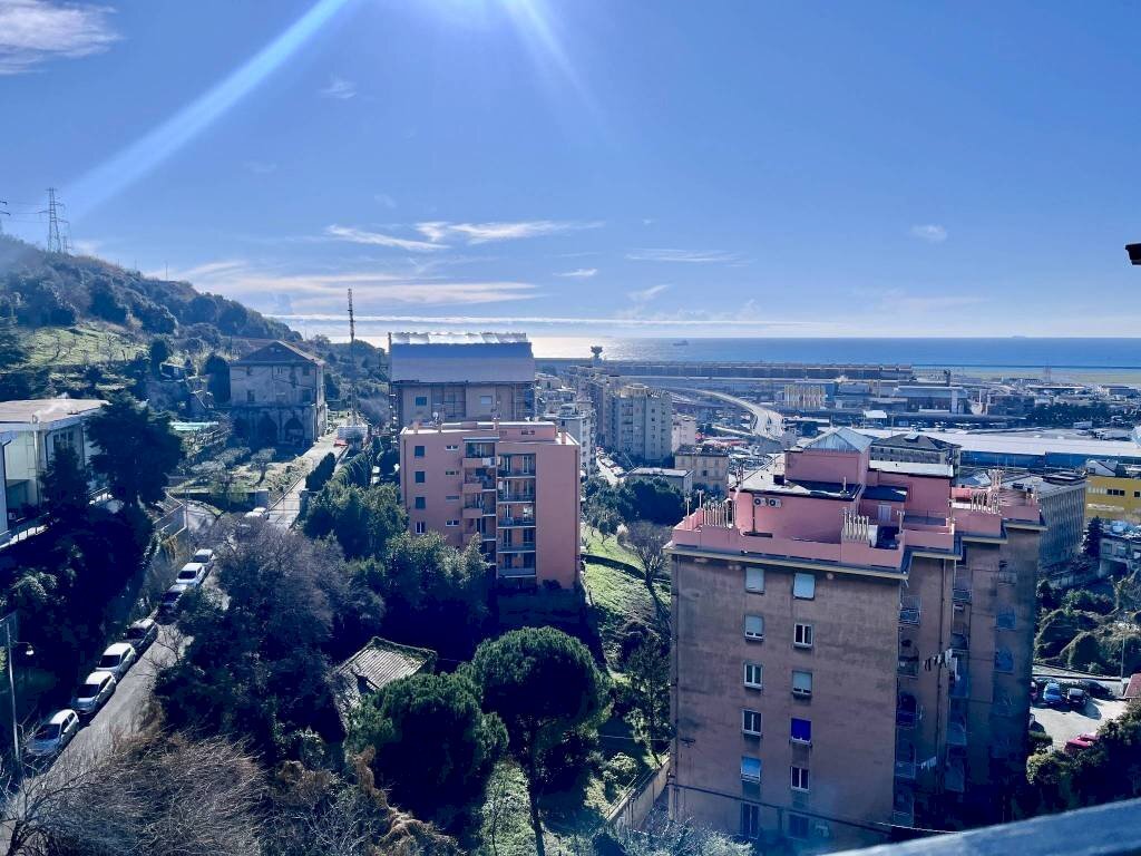 Vista - Three-room apartment via Lodovico Calda, 31, Genova (neighborhood Sestri Ponente) - photo 1