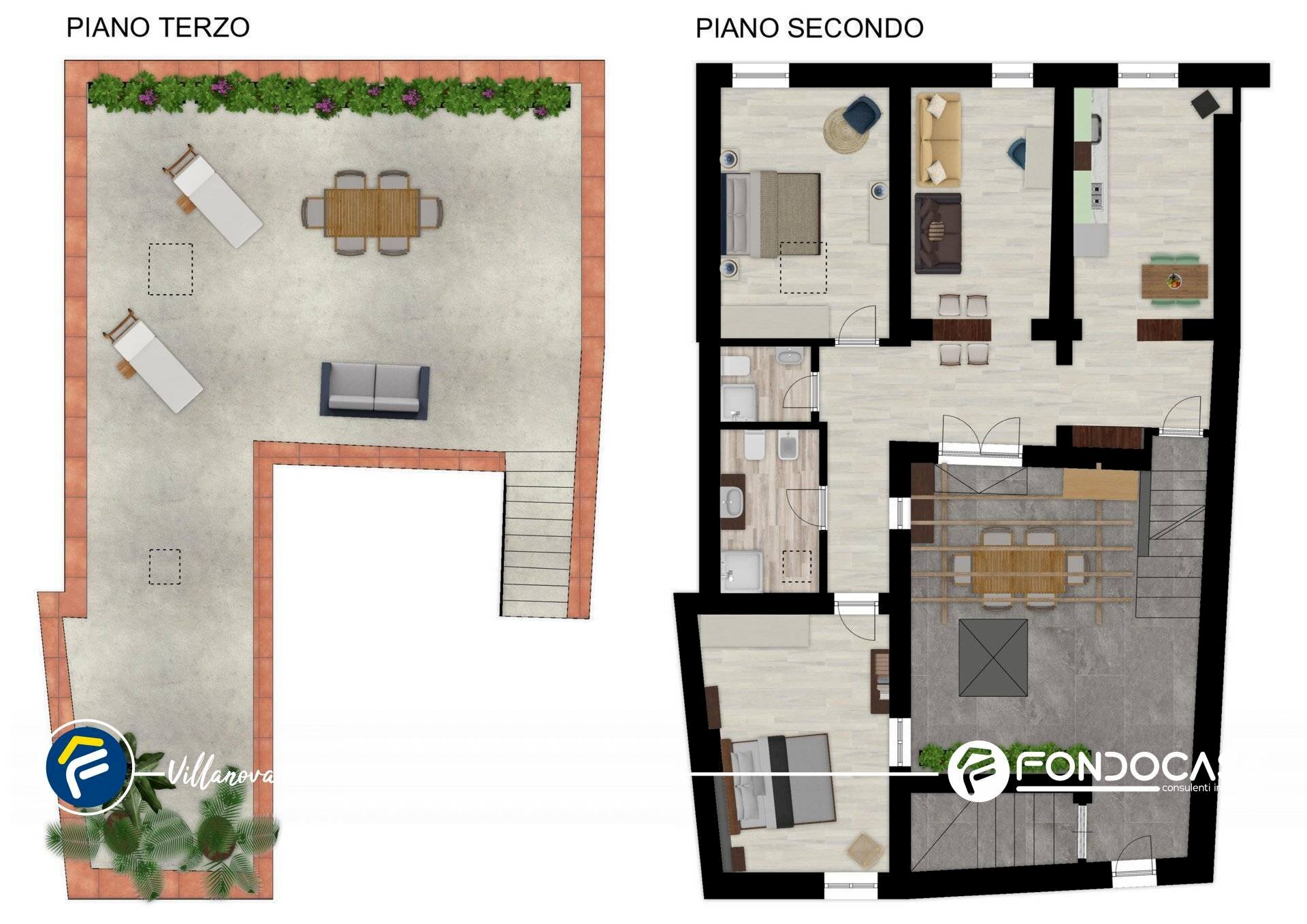 Foto 40 - Four-room apartment Via Vittorio Veneto, Cisano sul Neva - floor plans 1