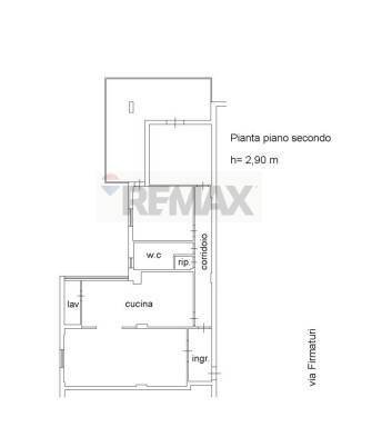 Pianta 2D - Quadrilocale Via Firmaturi
 
2/A, Palermo - planimetria 1