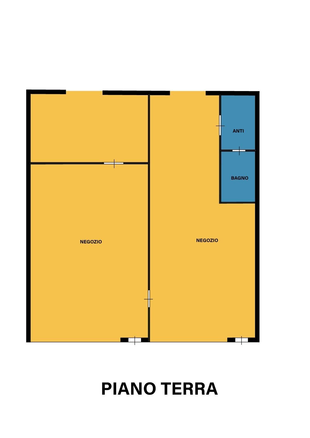 Shop viale 2 Giugno, Cervia - floor plans 1