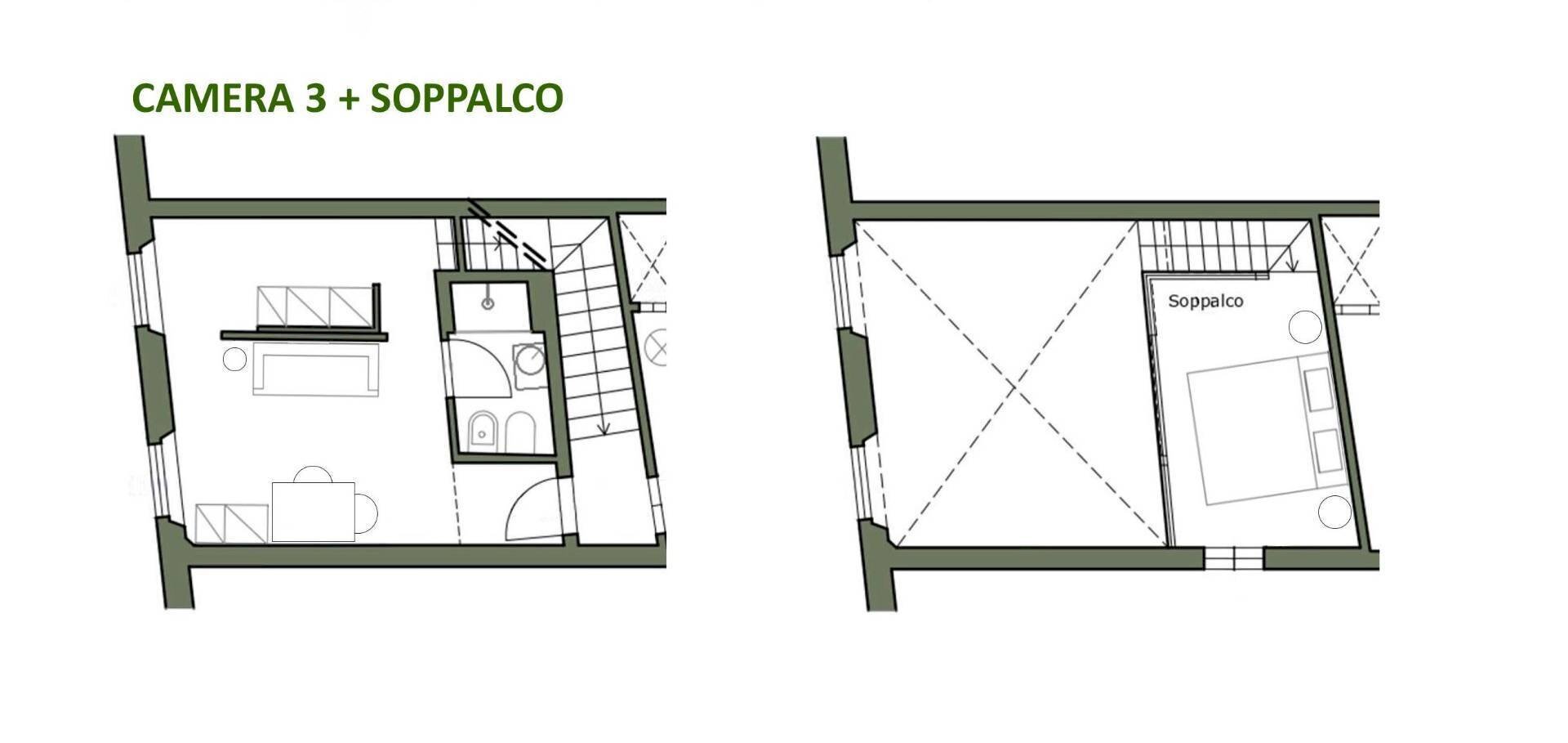 Foto 14 - One-room apartment Via Agnolo Firenzuola
 
19, Firenze - floor plans 1