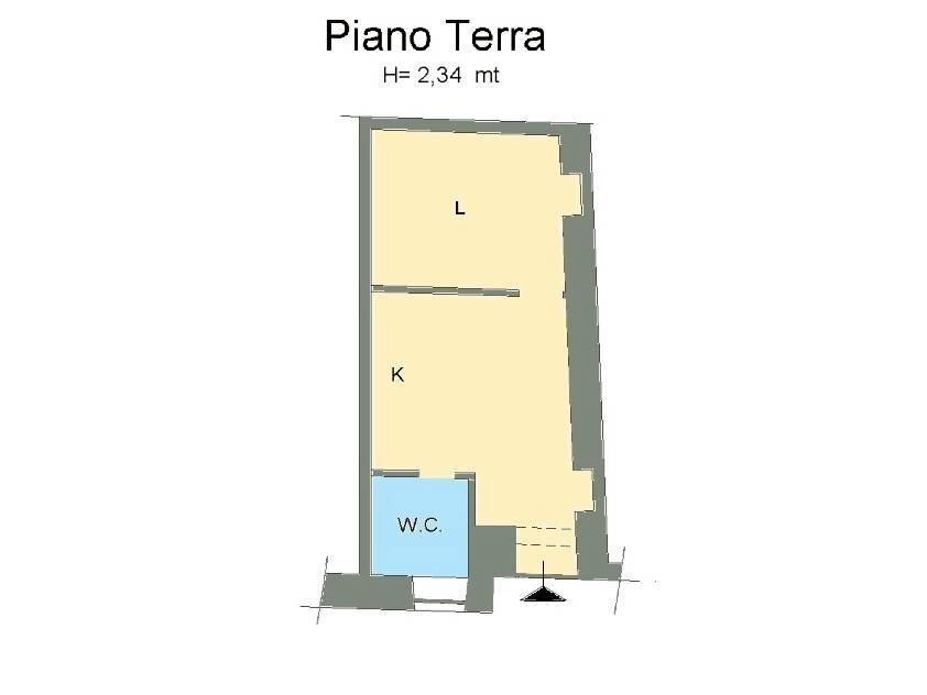 Foto 14 - Bilocale Discesa Case Arse, Catanzaro - planimetria 1