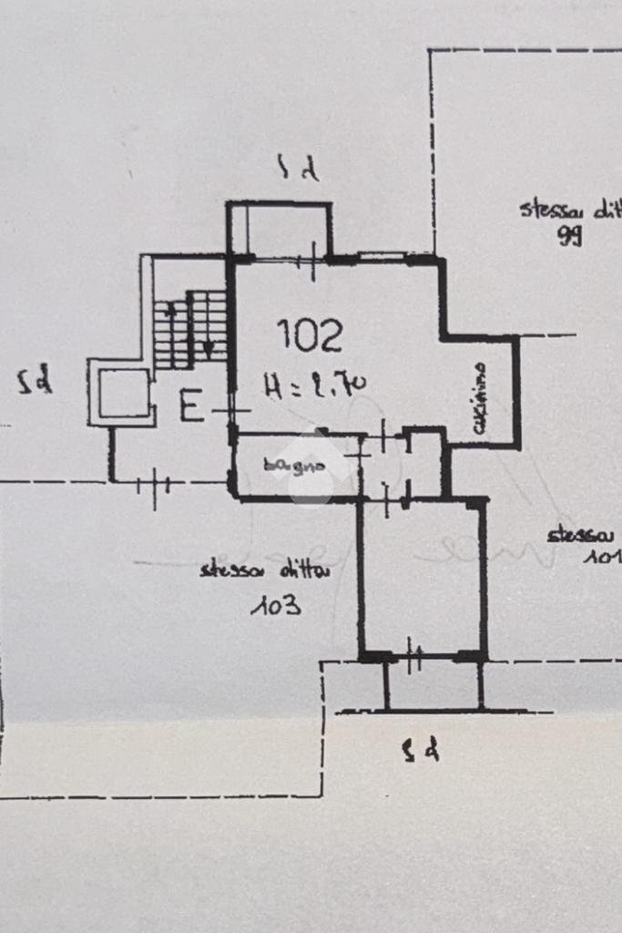 Bilocale Via Volontari Italiani del Sangue, Vinovo - planimetria 1