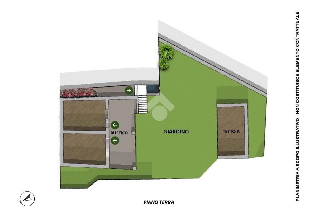 Casa indipendente Località Marchetti, Angrogna - planimetria 1