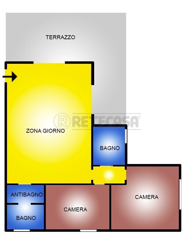 Retecasa_Valdagno - Planimetria - Four-room apartment Valdagno - floor plans 1