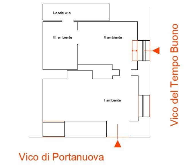 1.jpg - Warehouse at auction Vico del Tempo Buono  11, Genova - floor plans 1