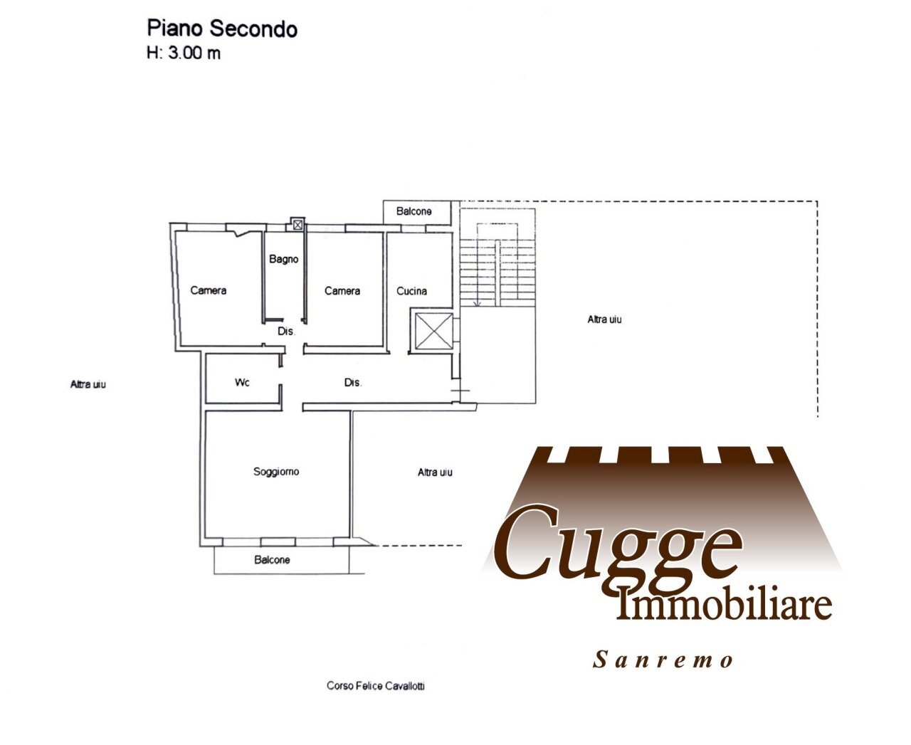 Planimetria logo.jpg - Appartamento Corso Cavallotti  209, Sanremo - planimetria 1