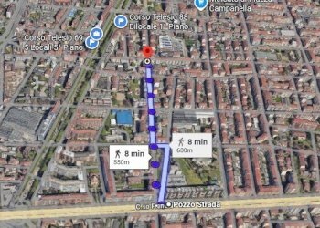 foto distanza dalla fermata metro pozzo strada.jpg - Bilocale Via Gianfrancesco Re 65, Torino (zona Parella) - foto 5