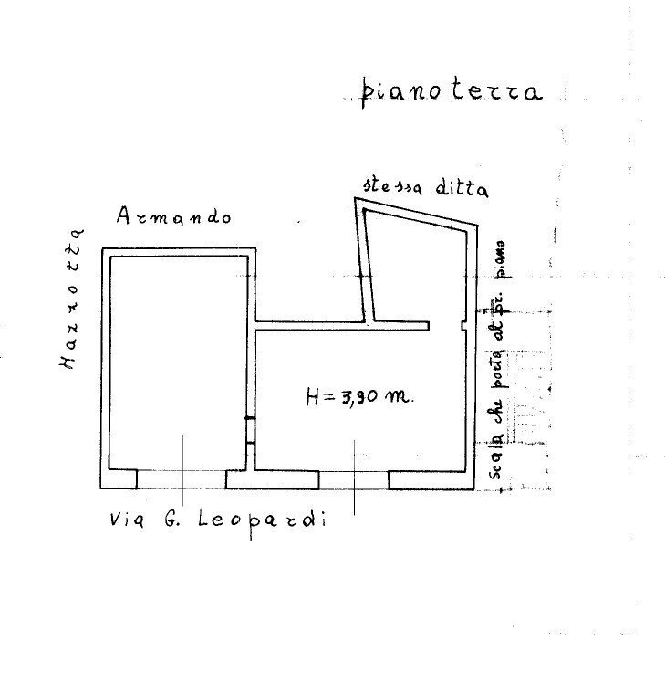 PLANIMETRIA SUB 9_page-0001.jpg - Casa indipendente Viale G. Leopardi 161, Lecce - planimetria 1