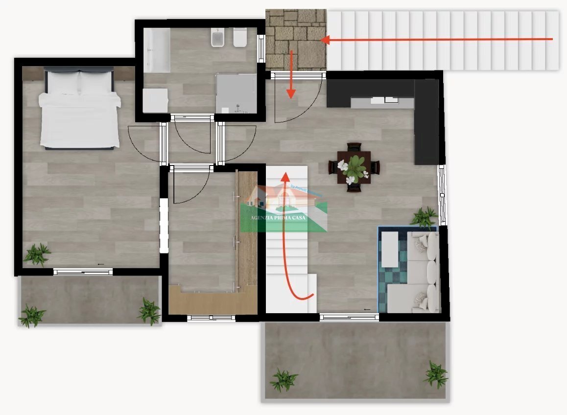 PLANIMETRIA - Appartamento Ravenna - planimetria 1