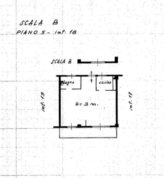 PLANIMETRIA LICINIO MURENA - Two-room apartment Via Licinio Murena 39, Roma - floor plans 1