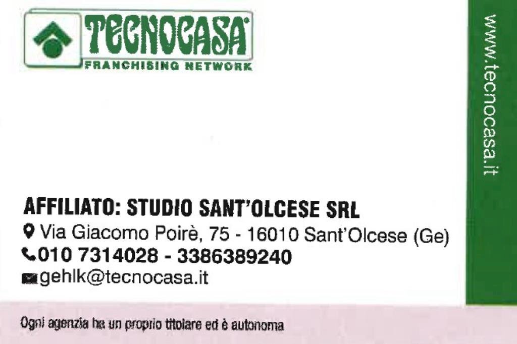 Quadrilocale Via Coni Zugna, Genova (zona Pontedecimo) - planimetria 1