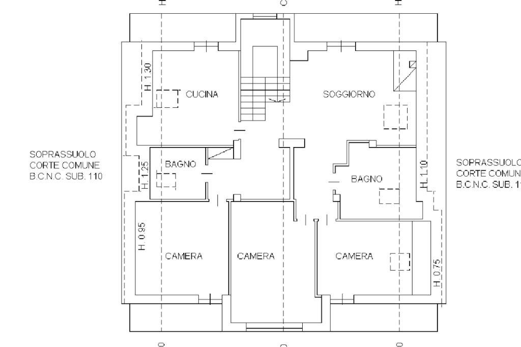 Attic Via don pogolotto, Giaveno - floor plans 1