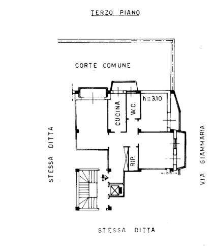 Foto 34 - Trilocale Via Monte Bolza
 
1, Pescara - planimetria 1