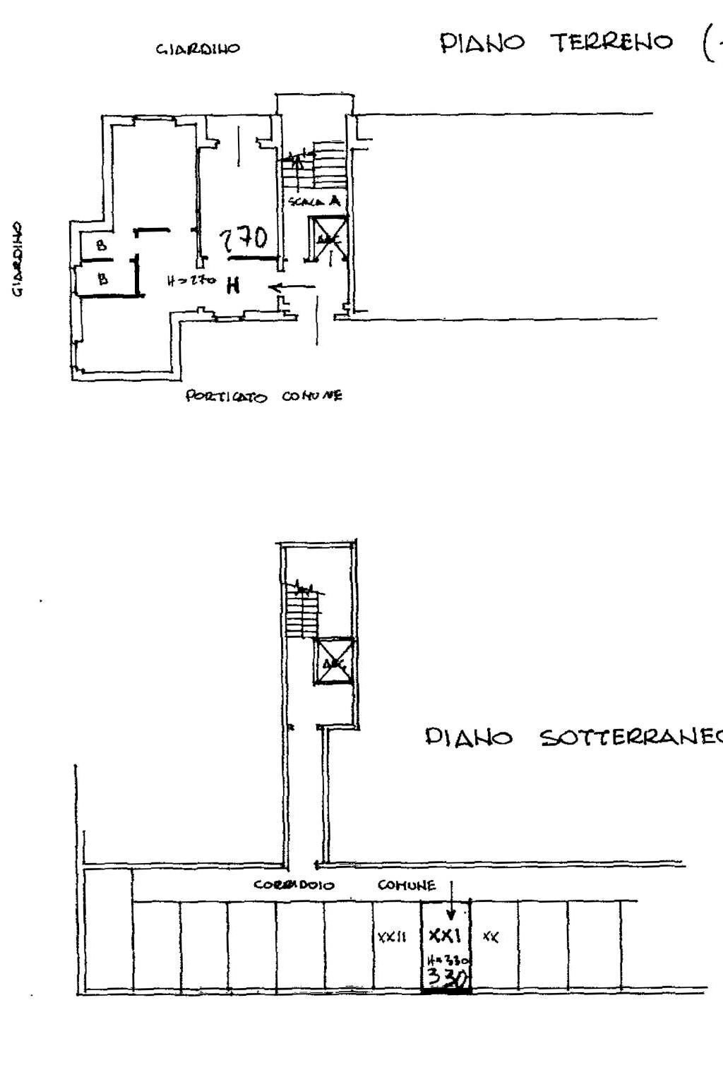 Trilocale via Sibilla Aleramo, 7, Venaria Reale - planimetria 1