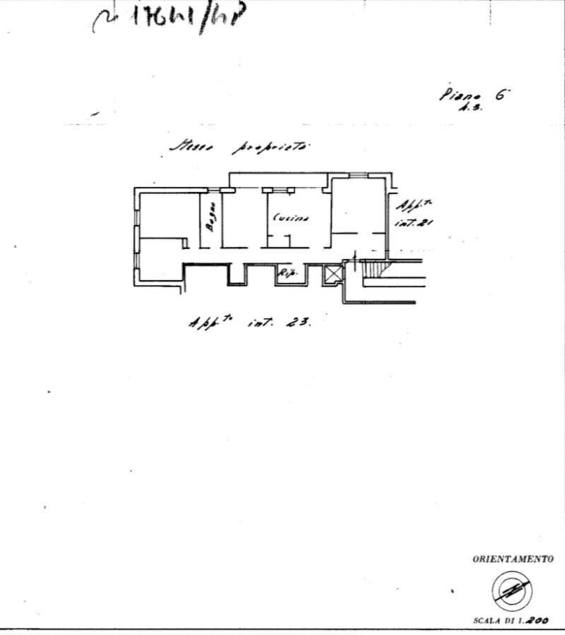 IMG_7889 - Appartamento piazza Arrivabene, 9, Genova (zona Sestri Ponente) - planimetria 1