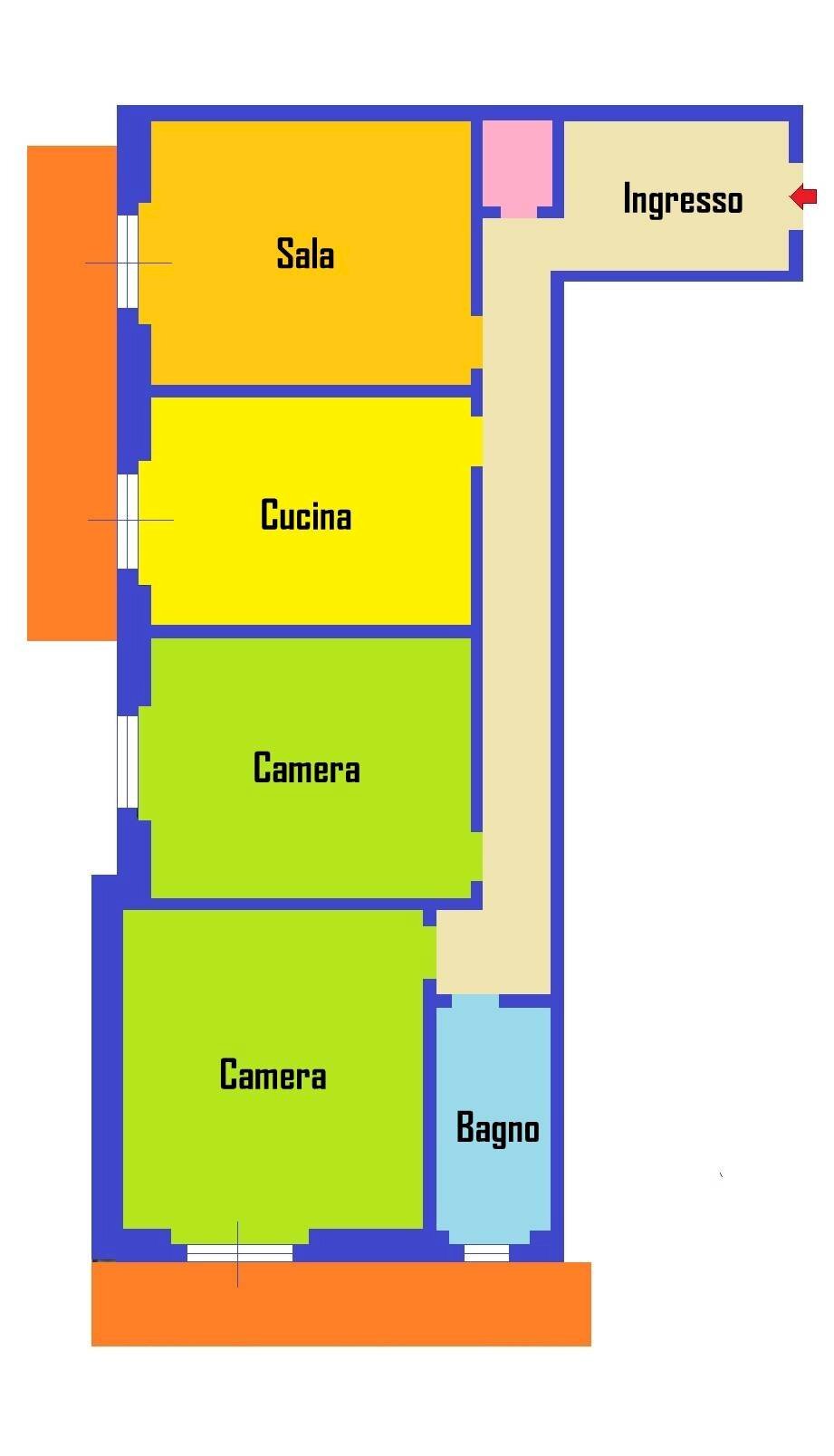 Foto 26 - Appartamento Via De Mari, Genova - planimetria 1