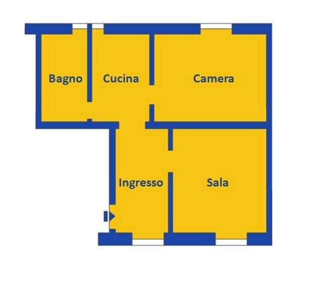 Foto 22 - Four-room apartment Via Di Canneto Il Curto, Genova - floor plans 1