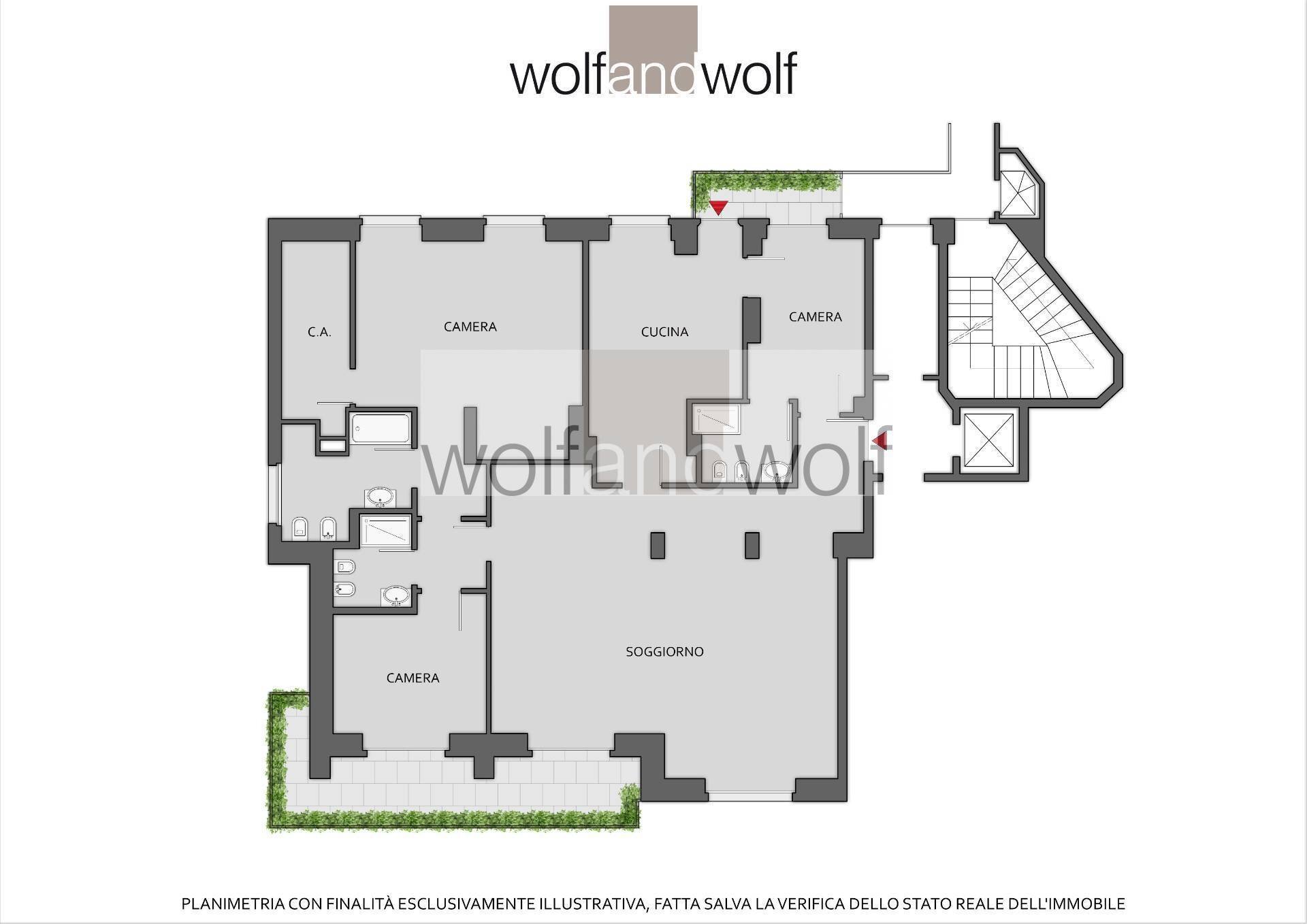 Foto 21 - Quadrilocale Piazzale Principessa Clotilde
 
2, Milano - planimetria 1