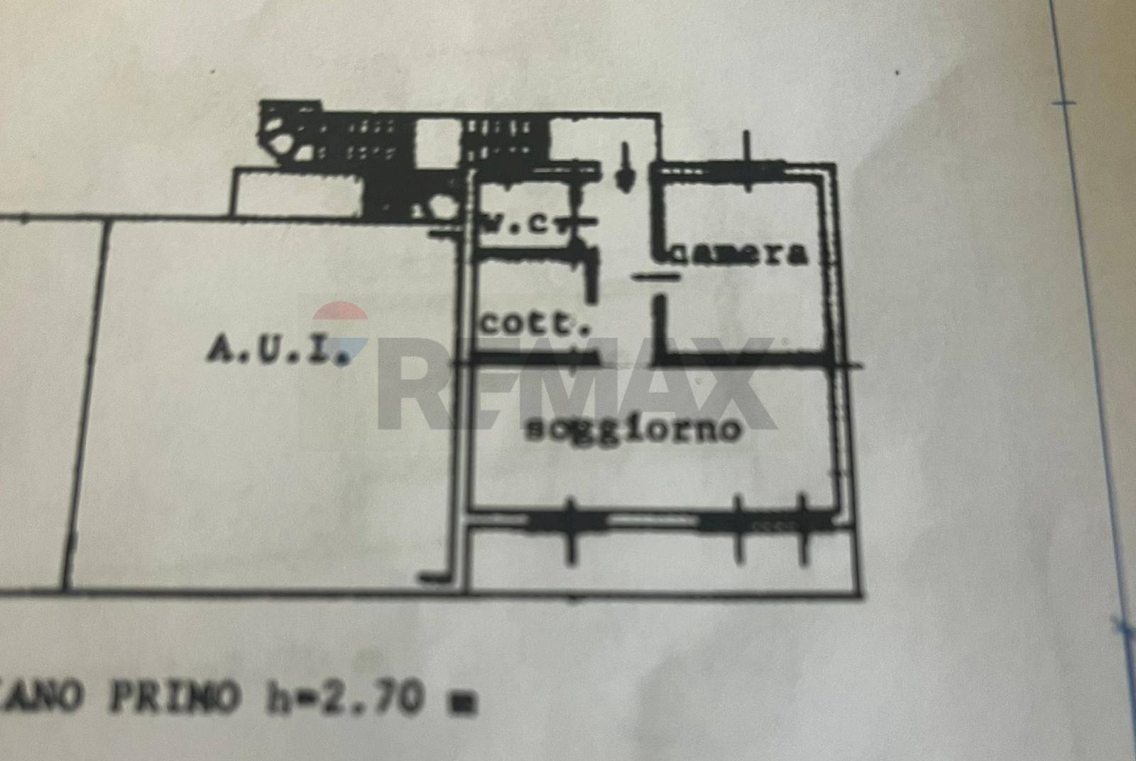 Pianta 2D - Bilocale Lavena Ponte Tresa - planimetria 1